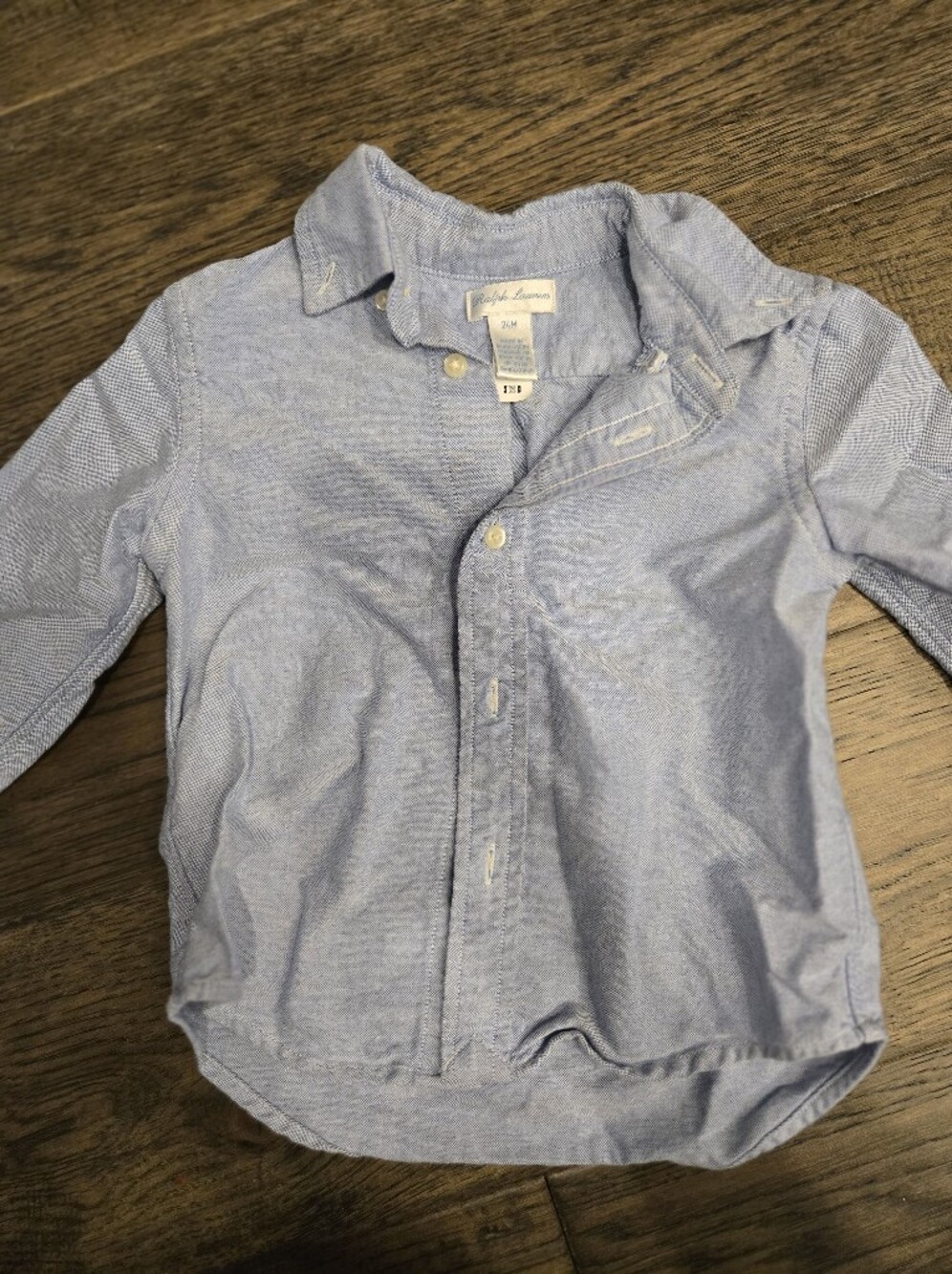 Ralph Lauren Light Blue Oxford Button-Down Shirt